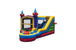 ME0c08eaf5ca7f05397a95a1c870213cf1 1773154007 Funtasia "Wacky" Combo Castle Bounce House w/ Slide