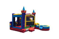 ME268b4a6ba25b4bf59e6c9c432a502853 1773154006 Funtasia "Wacky" Combo Castle Bounce House w/ Slide